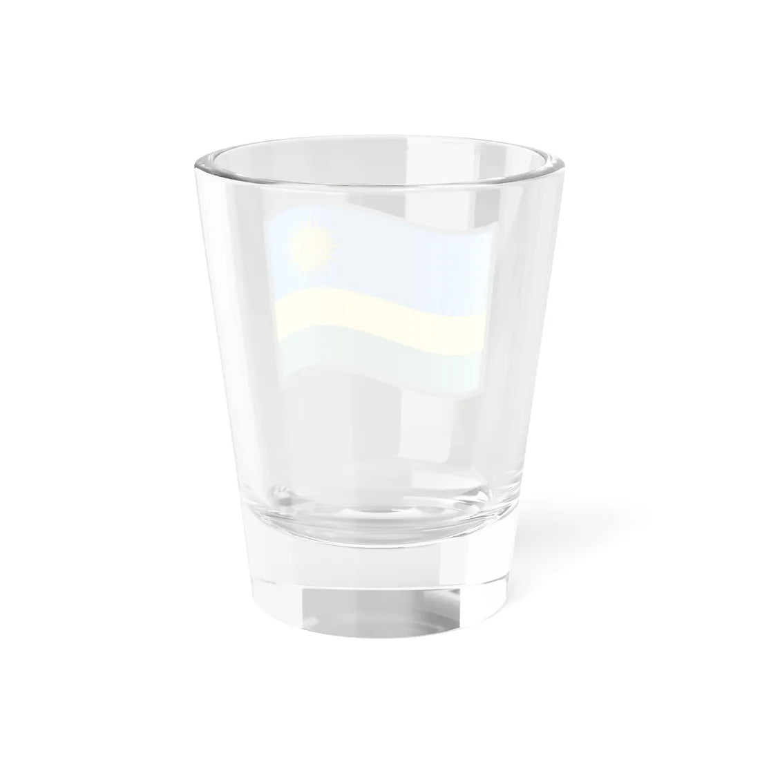 Nuvola Rwandan flag (Rwanda) Shot Glass 1.5oz - Go Mug Yourself