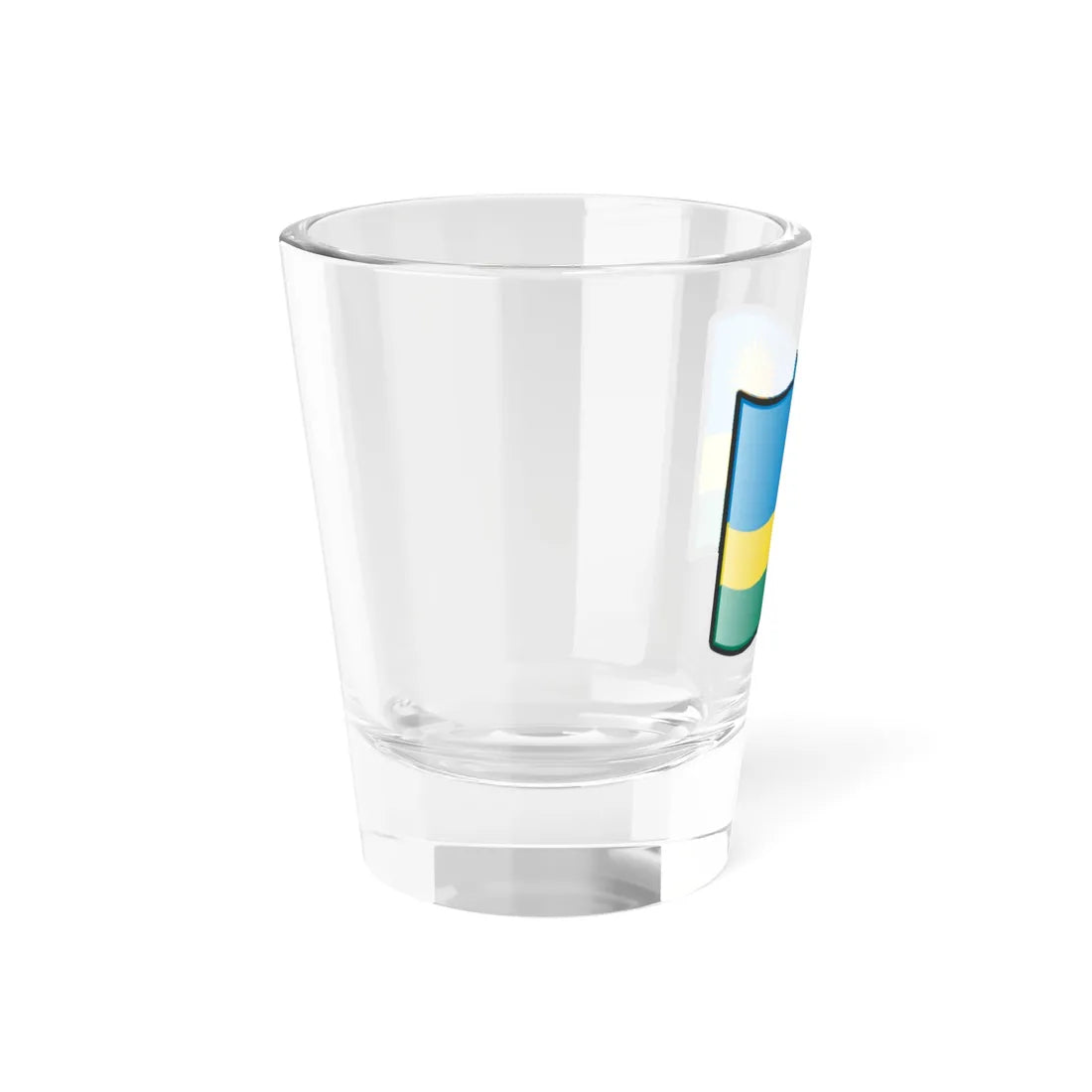 Nuvola Rwandan flag (Rwanda) Shot Glass 1.5oz - Go Mug Yourself