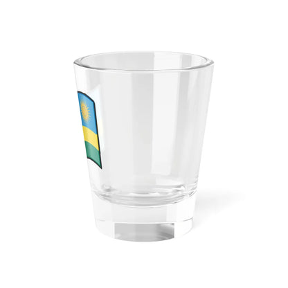 Nuvola Rwandan flag (Rwanda) Shot Glass 1.5oz - Go Mug Yourself
