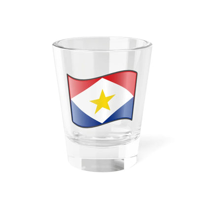 Nuvola Saba flag (Netherlands) Shot Glass 1.5oz 1.5oz - Go Mug Yourself