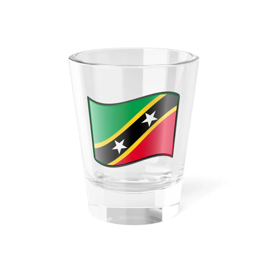 Nuvola Saint Kitts and Nevis flag (Saint Kitts and Nevis) Shot Glass 1.5oz 1.5oz - Go Mug Yourself