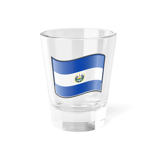 Nuvola Salvadoran flag (El Salvador) Shot Glass 1.5oz 1.5oz - Go Mug Yourself