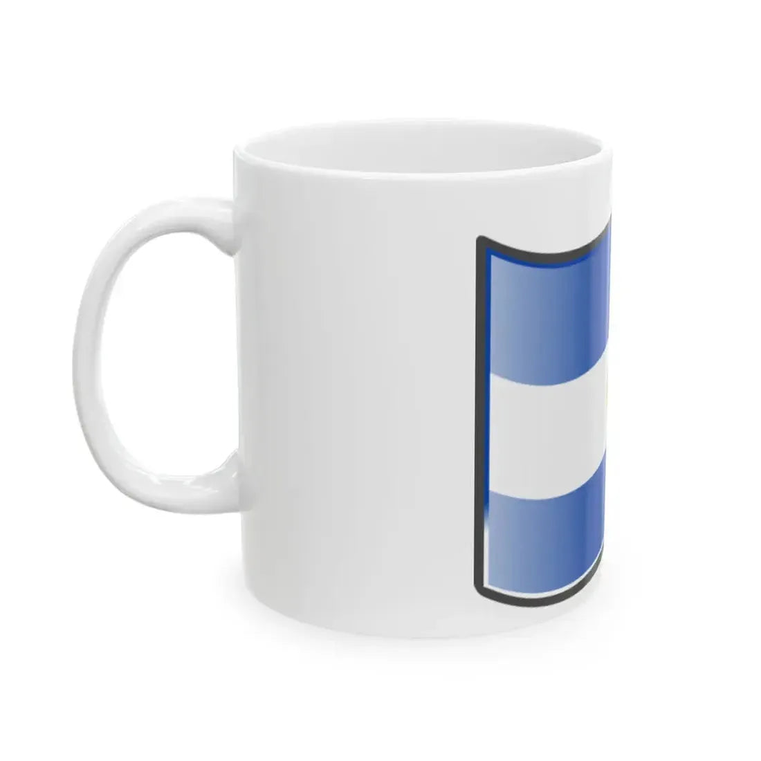 Nuvola Salvadoran flag (El Salvador) White Coffee Mug - Go Mug Yourself