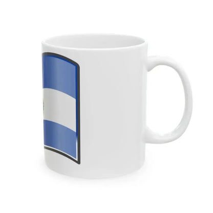 Nuvola Salvadoran flag (El Salvador) White Coffee Mug - Go Mug Yourself
