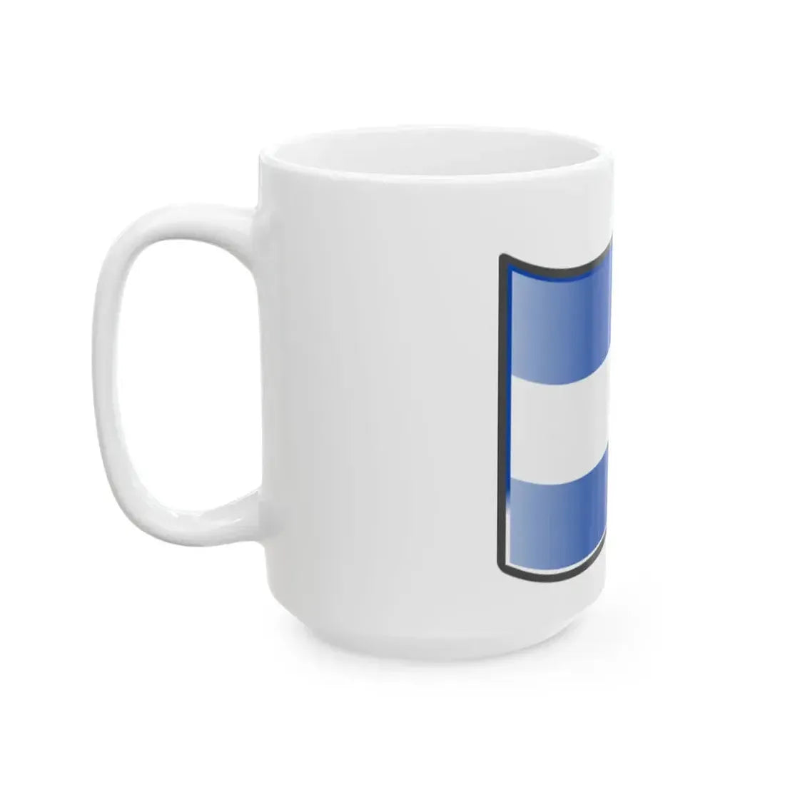 Nuvola Salvadoran flag (El Salvador) White Coffee Mug - Go Mug Yourself