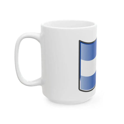 Nuvola Salvadoran flag (El Salvador) White Coffee Mug - Go Mug Yourself
