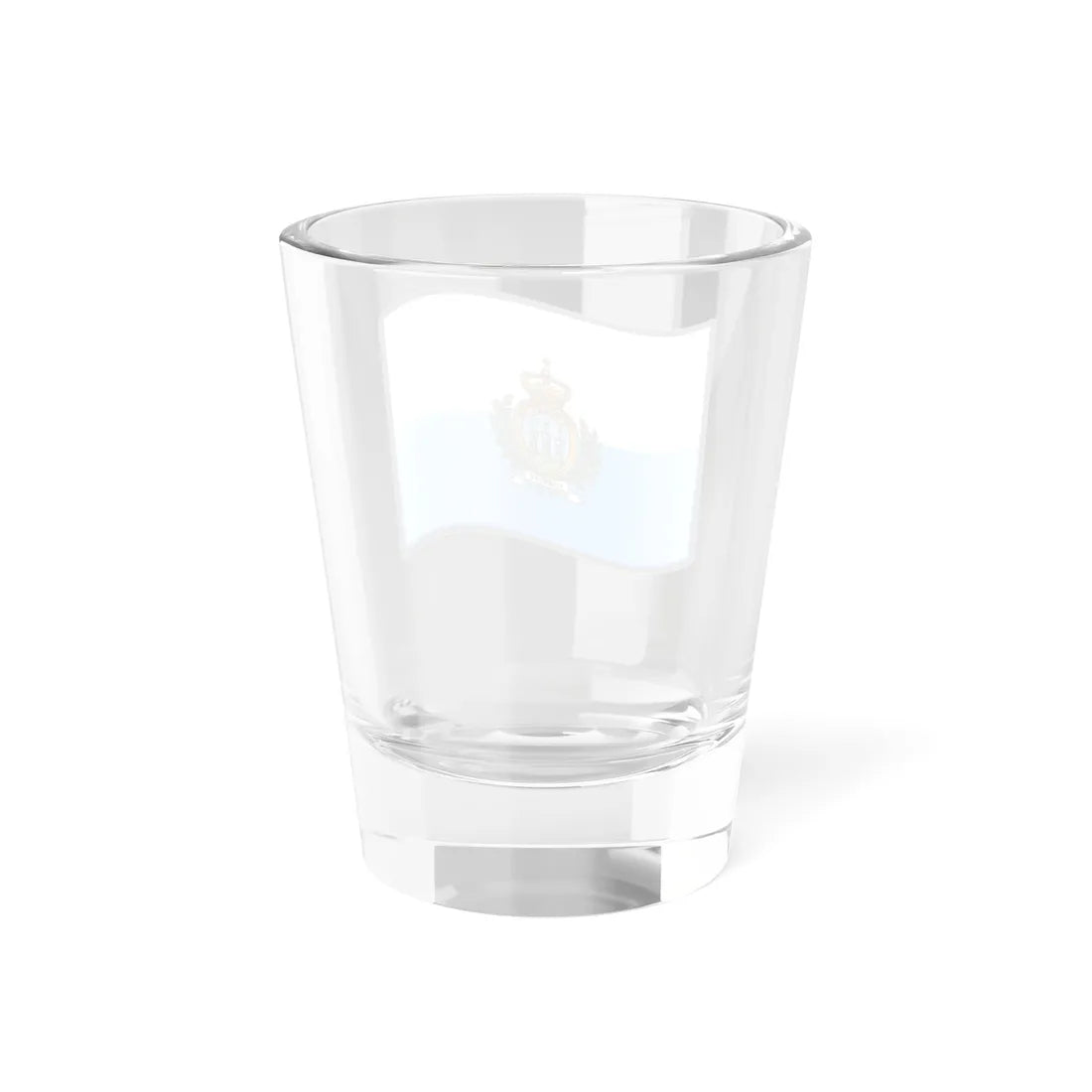Nuvola Sammarinese flag (San Marino) Shot Glass 1.5oz - Go Mug Yourself