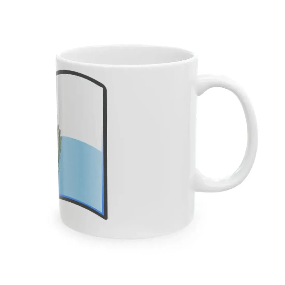 Nuvola Sammarinese flag (San Marino) White Coffee Mug - Go Mug Yourself