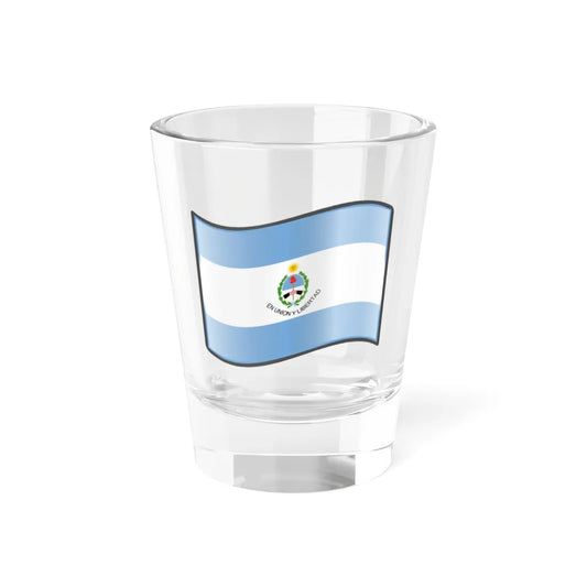 Nuvola San Juan flag (Argentina) Shot Glass 1.5oz 1.5oz - Go Mug Yourself