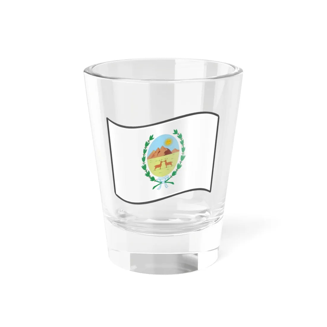 Nuvola San Luis flag (Argentina) Shot Glass 1.5oz 1.5oz - Go Mug Yourself