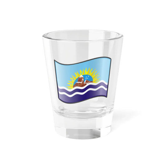 Nuvola Santa Cruz flag (Argentina) Shot Glass 1.5oz 1.5oz - Go Mug Yourself