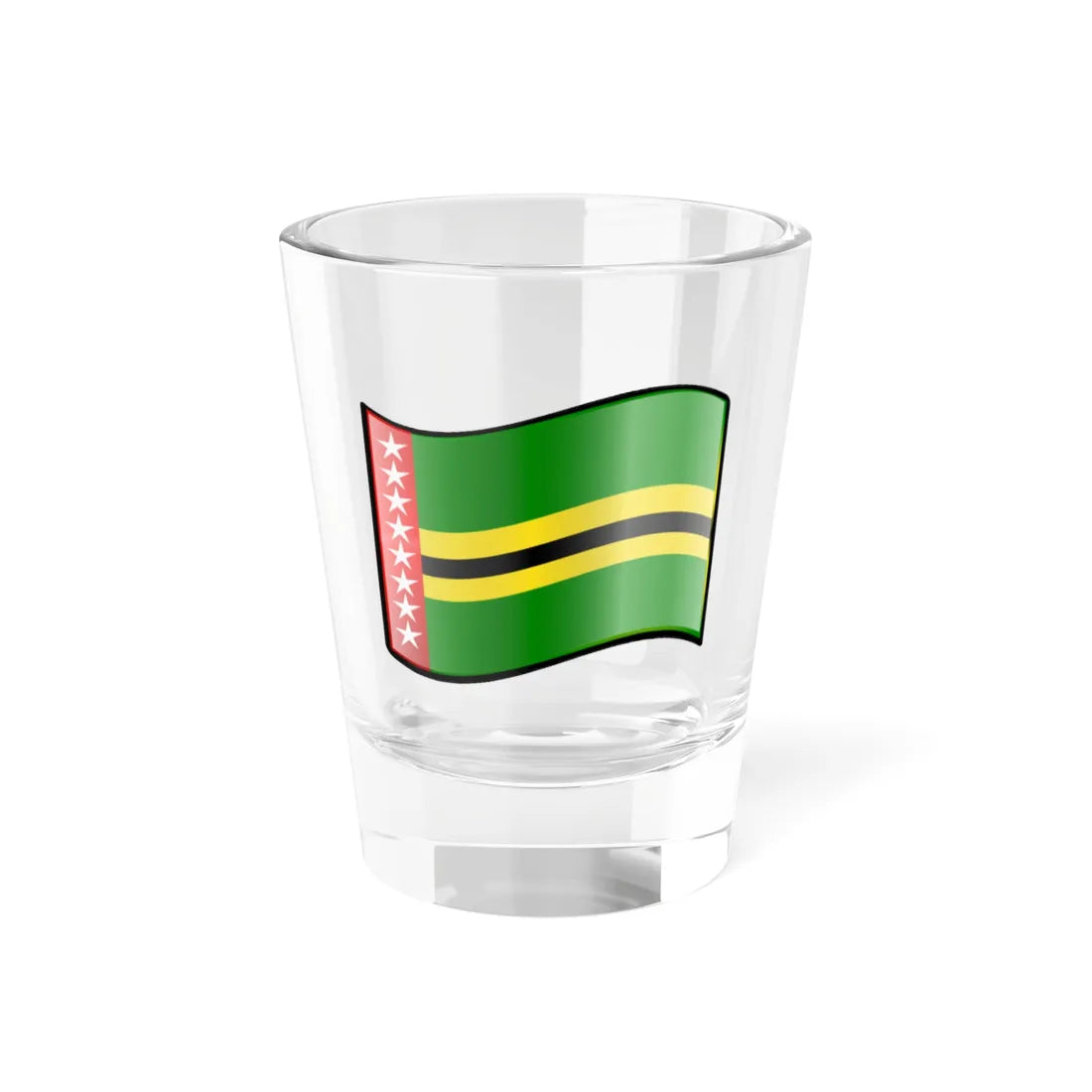 Nuvola Santander Colombia Flag (Colombia) Shot Glass 1.5oz 1.5oz - Go Mug Yourself