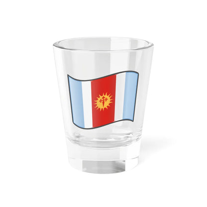 Nuvola Santiago del Estero flag (Argentina) Shot Glass 1.5oz 1.5oz - Go Mug Yourself