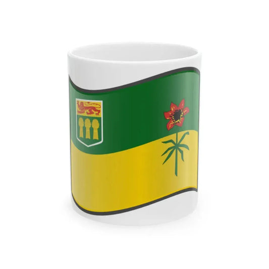 Nuvola Saskatchewan flag (Canada) White Coffee Mug 11oz - Go Mug Yourself