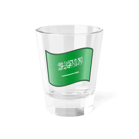 Nuvola Saudi flag (Saudi Arabia) Shot Glass 1.5oz 1.5oz - Go Mug Yourself
