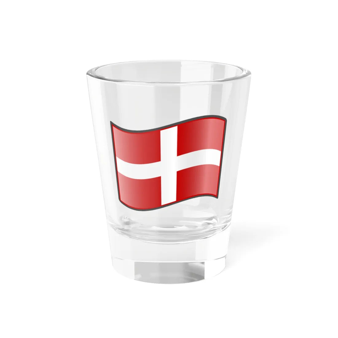 Nuvola Savoy flag (France) Shot Glass 1.5oz 1.5oz - Go Mug Yourself
