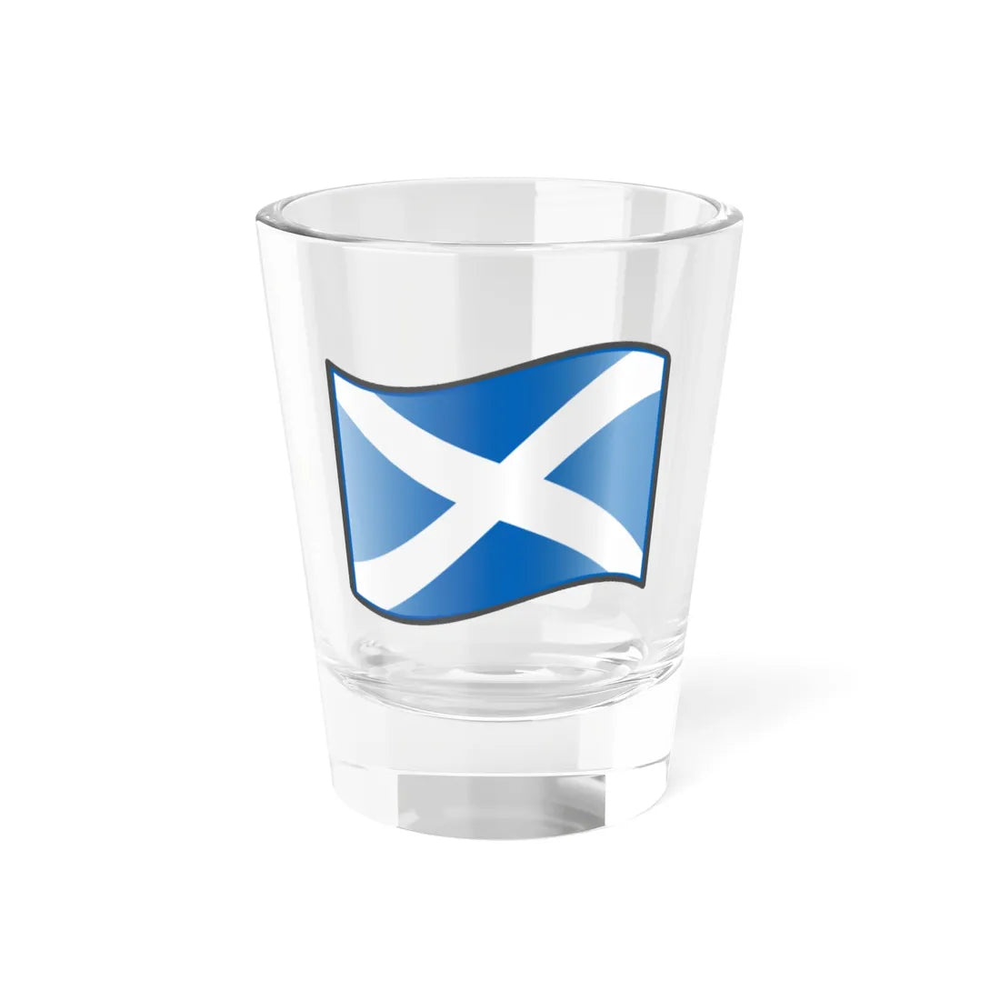 Nuvola Scottish flag (Scotland) Shot Glass 1.5oz 1.5oz - Go Mug Yourself