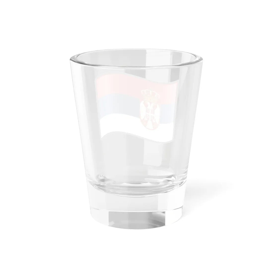 Nuvola Serbian flag (Serbia) Shot Glass 1.5oz - Go Mug Yourself