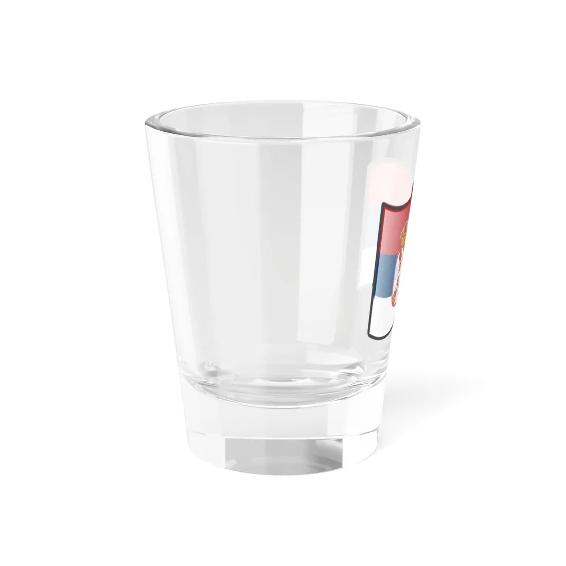 Nuvola Serbian flag (Serbia) Shot Glass 1.5oz - Go Mug Yourself