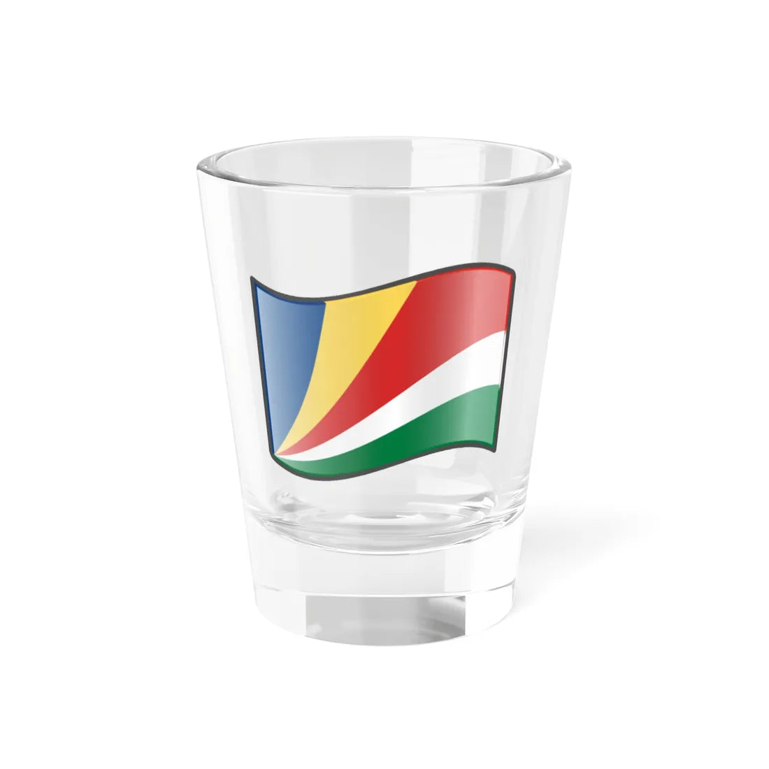 Nuvola Seychellese flag (Seychelles) Shot Glass 1.5oz 1.5oz - Go Mug Yourself
