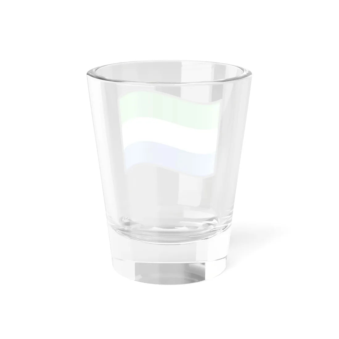 Nuvola Sierra Leonean flag (Sierra Leone) Shot Glass 1.5oz - Go Mug Yourself