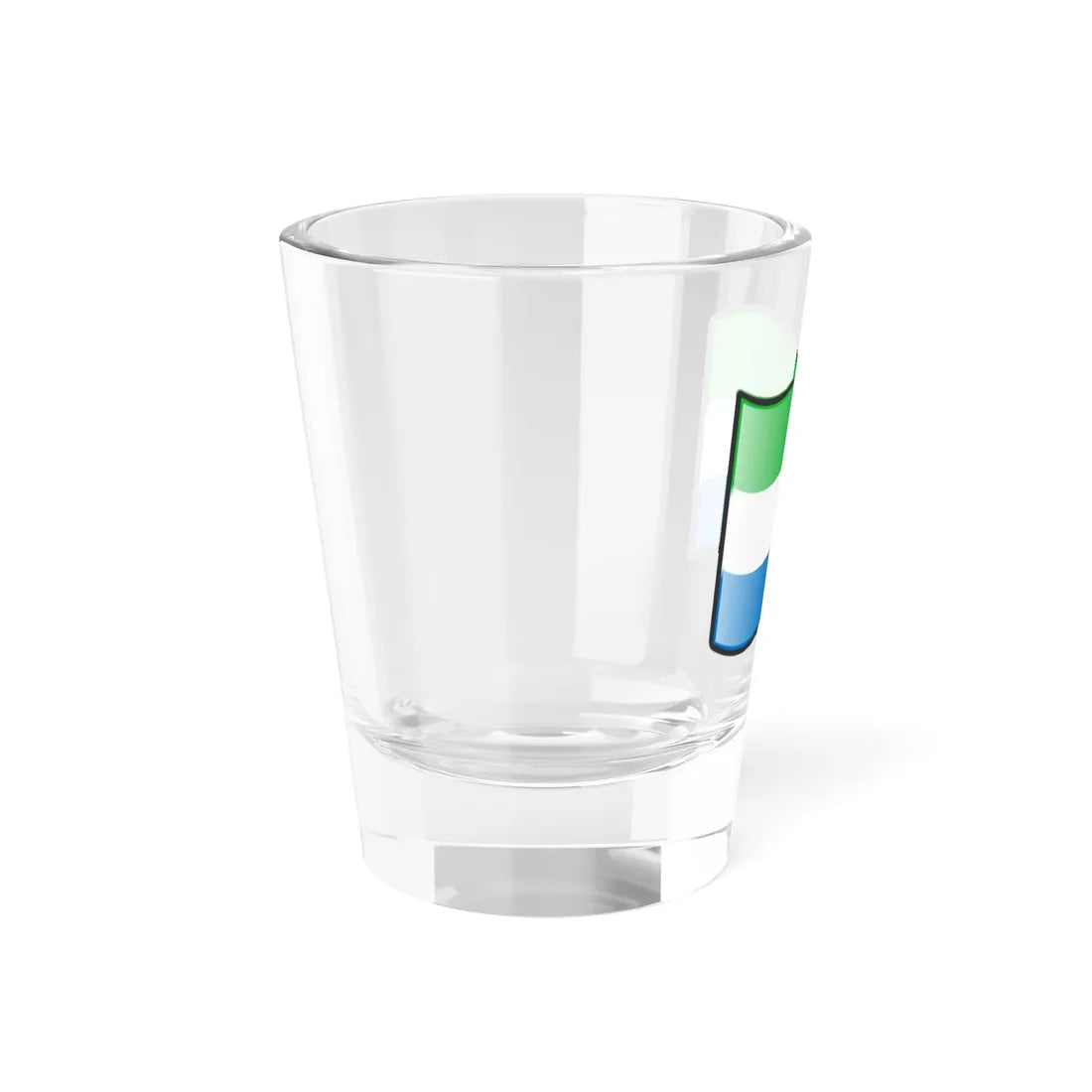Nuvola Sierra Leonean flag (Sierra Leone) Shot Glass 1.5oz - Go Mug Yourself