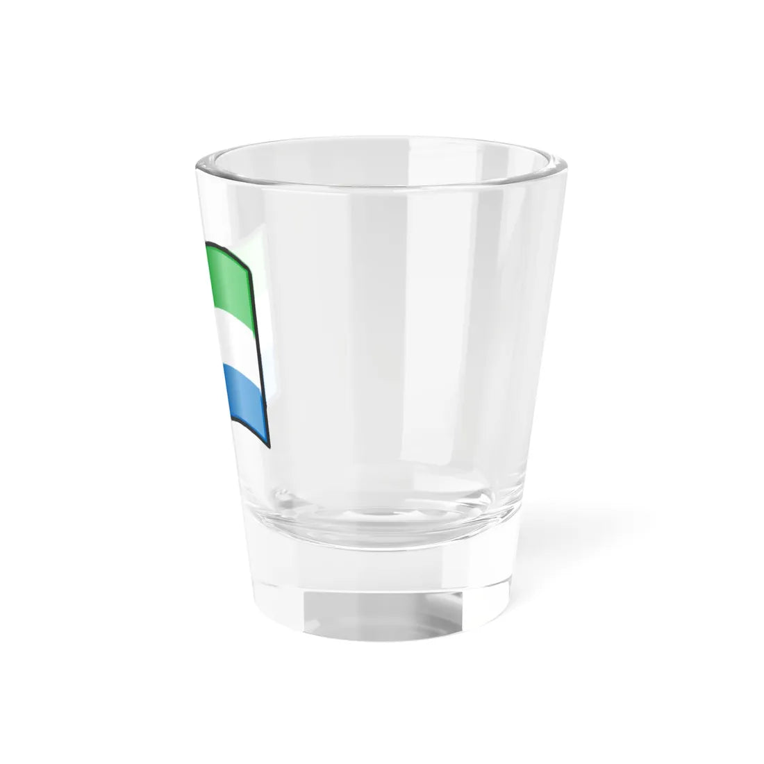 Nuvola Sierra Leonean flag (Sierra Leone) Shot Glass 1.5oz - Go Mug Yourself