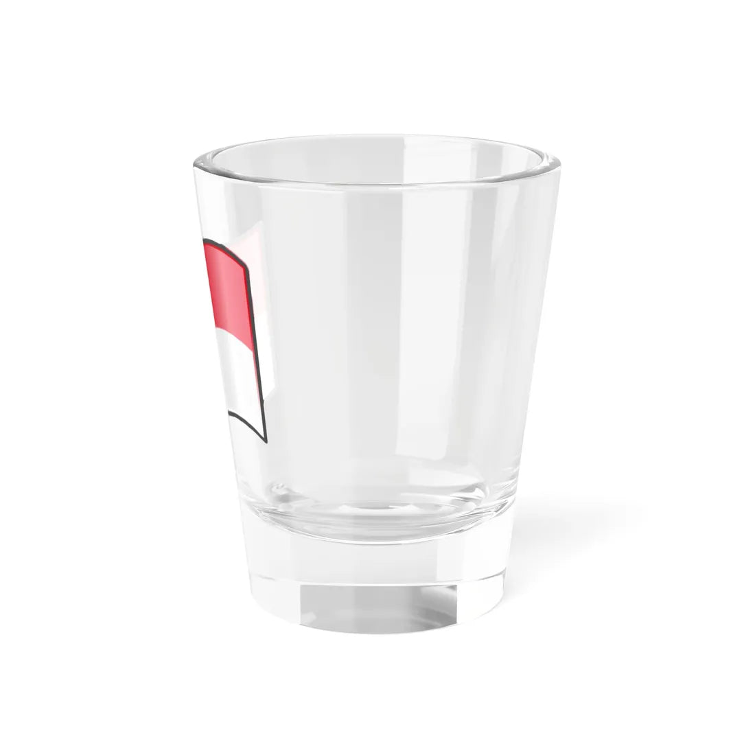 Nuvola Singaporean flag (Singapore) Shot Glass 1.5oz - Go Mug Yourself