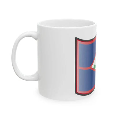 Nuvola Sint Eustatius flag (Netherlands) White Coffee Mug - Go Mug Yourself