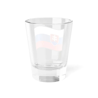 Nuvola Slovakian Flag (Slovakia) Shot Glass 1.5oz - Go Mug Yourself
