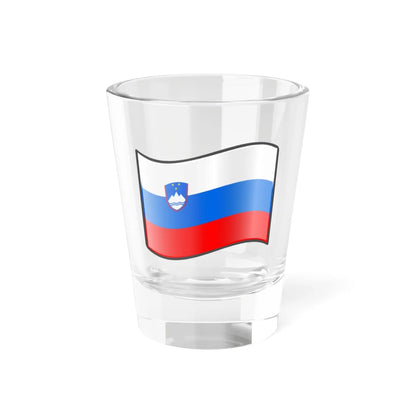 Nuvola Slovenian flag (Slovenia) Shot Glass 1.5oz 1.5oz - Go Mug Yourself