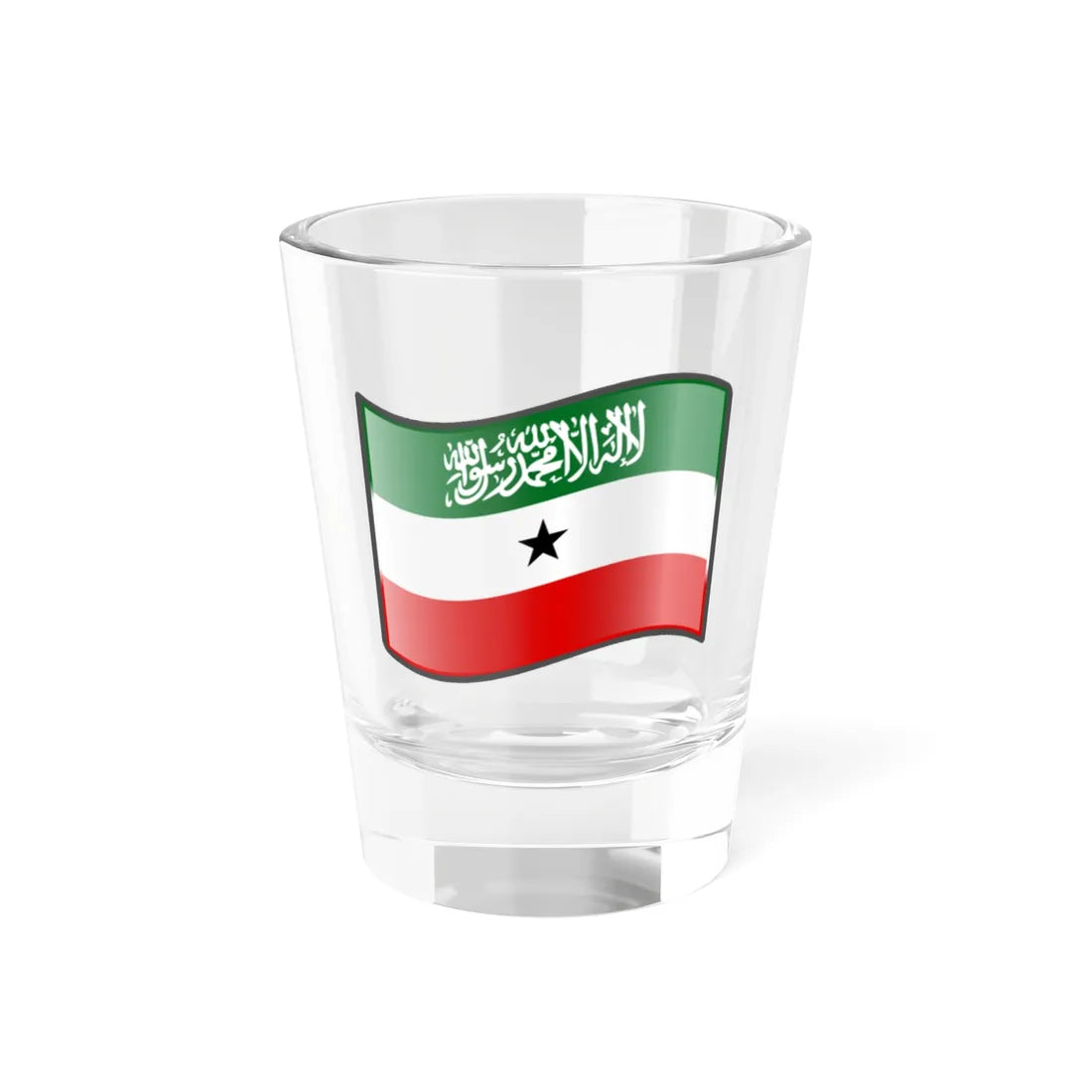 Nuvola Somaliland flag (Mali) Shot Glass 1.5oz 1.5oz - Go Mug Yourself