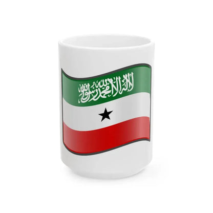 Nuvola Somaliland flag (Mali) White Coffee Mug 15oz - Go Mug Yourself