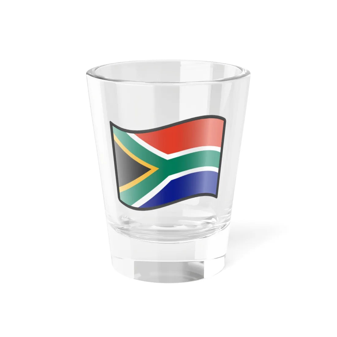 Nuvola South African flag (South Africa) Shot Glass 1.5oz 1.5oz - Go Mug Yourself