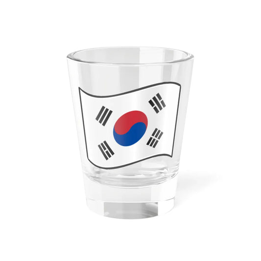 Nuvola South Korean flag (Korea) Shot Glass 1.5oz 1.5oz - Go Mug Yourself