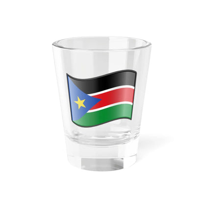Nuvola South Sudan flag (South Sudan) Shot Glass 1.5oz 1.5oz - Go Mug Yourself
