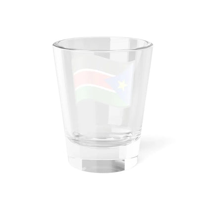 Nuvola South Sudan flag (South Sudan) Shot Glass 1.5oz - Go Mug Yourself