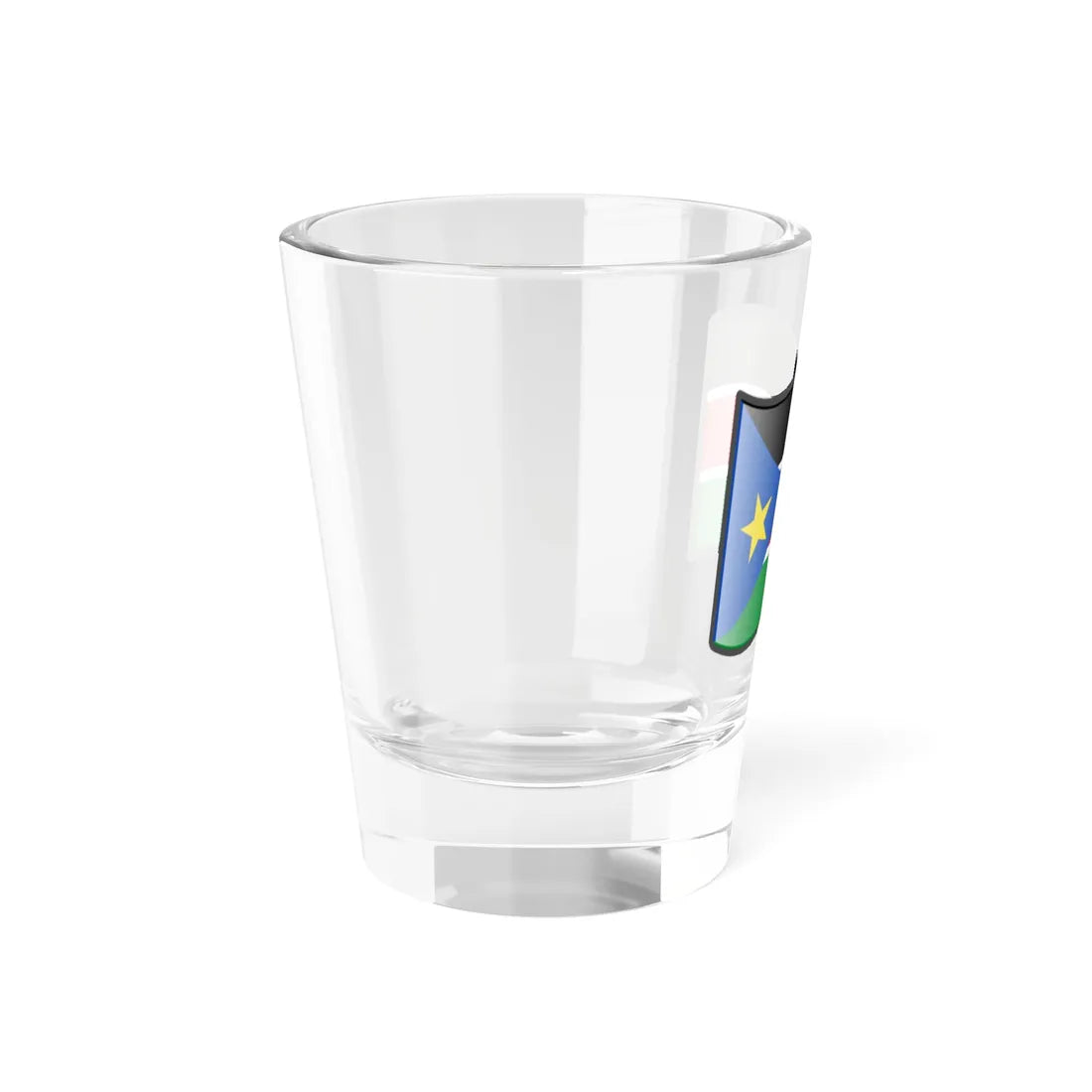 Nuvola South Sudan flag (South Sudan) Shot Glass 1.5oz - Go Mug Yourself