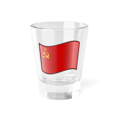 Nuvola Soviet flag (Soviet Union) Shot Glass 1.5oz 1.5oz - Go Mug Yourself