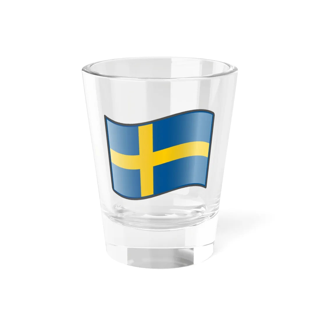 Nuvola Swedish flag (Sweden) Shot Glass 1.5oz 1.5oz - Go Mug Yourself