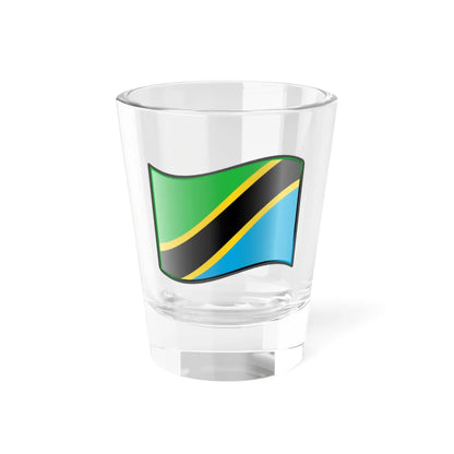 Nuvola Tanzanian flag (Tanzania) Shot Glass 1.5oz 1.5oz - Go Mug Yourself