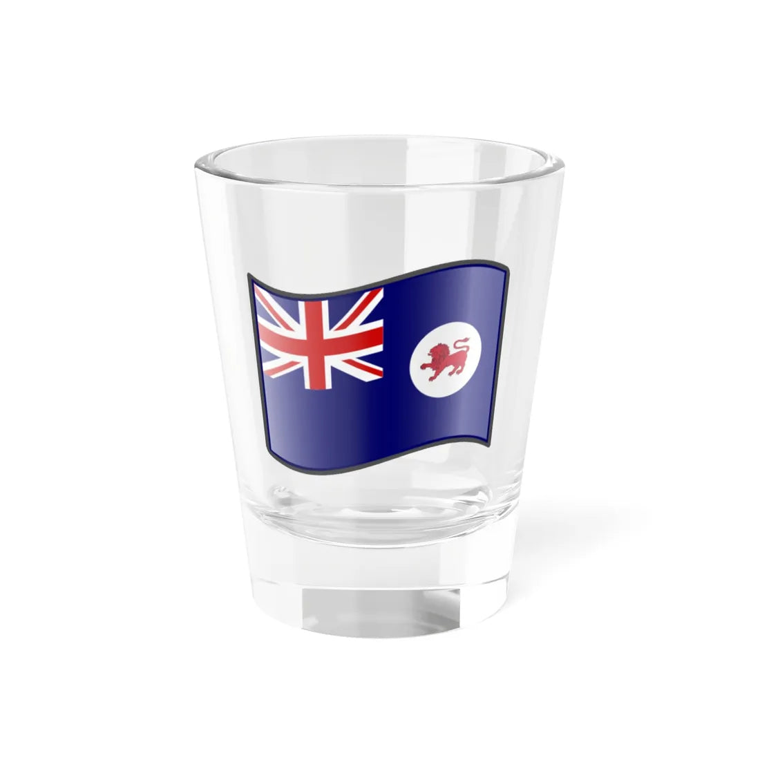 Nuvola Tasmanian flag (Australia) Shot Glass 1.5oz 1.5oz - Go Mug Yourself
