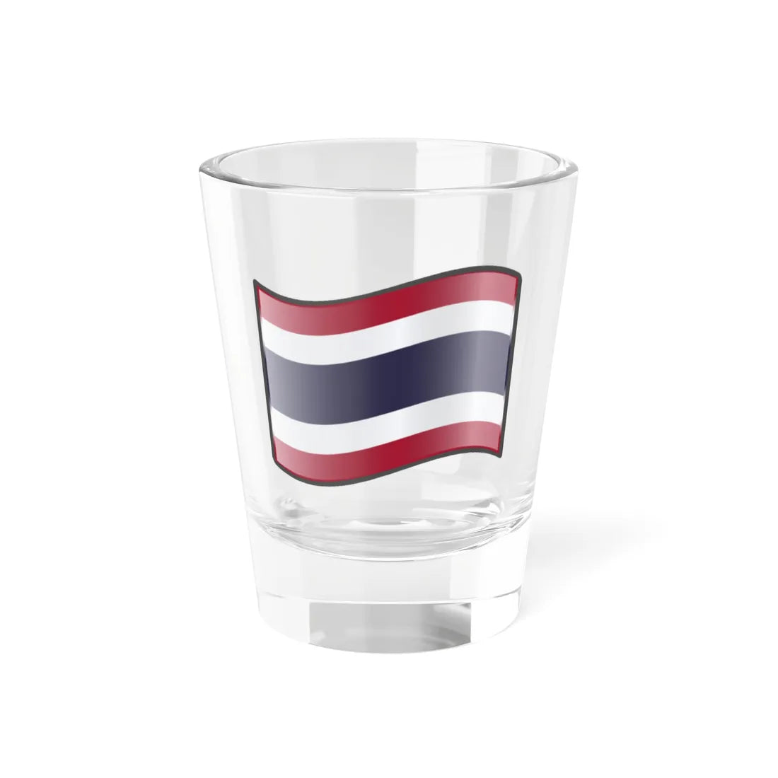 Nuvola Thai flag (Thailand) Shot Glass 1.5oz 1.5oz - Go Mug Yourself