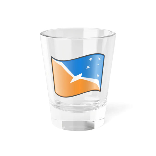 Nuvola Tierra del Fuego flag (Argentina) Shot Glass 1.5oz 1.5oz - Go Mug Yourself