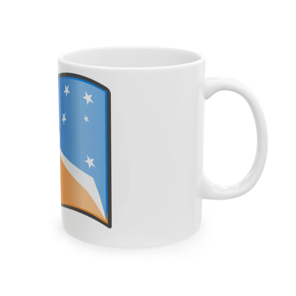 Nuvola Tierra del Fuego flag (Argentina) White Coffee Mug - Go Mug Yourself