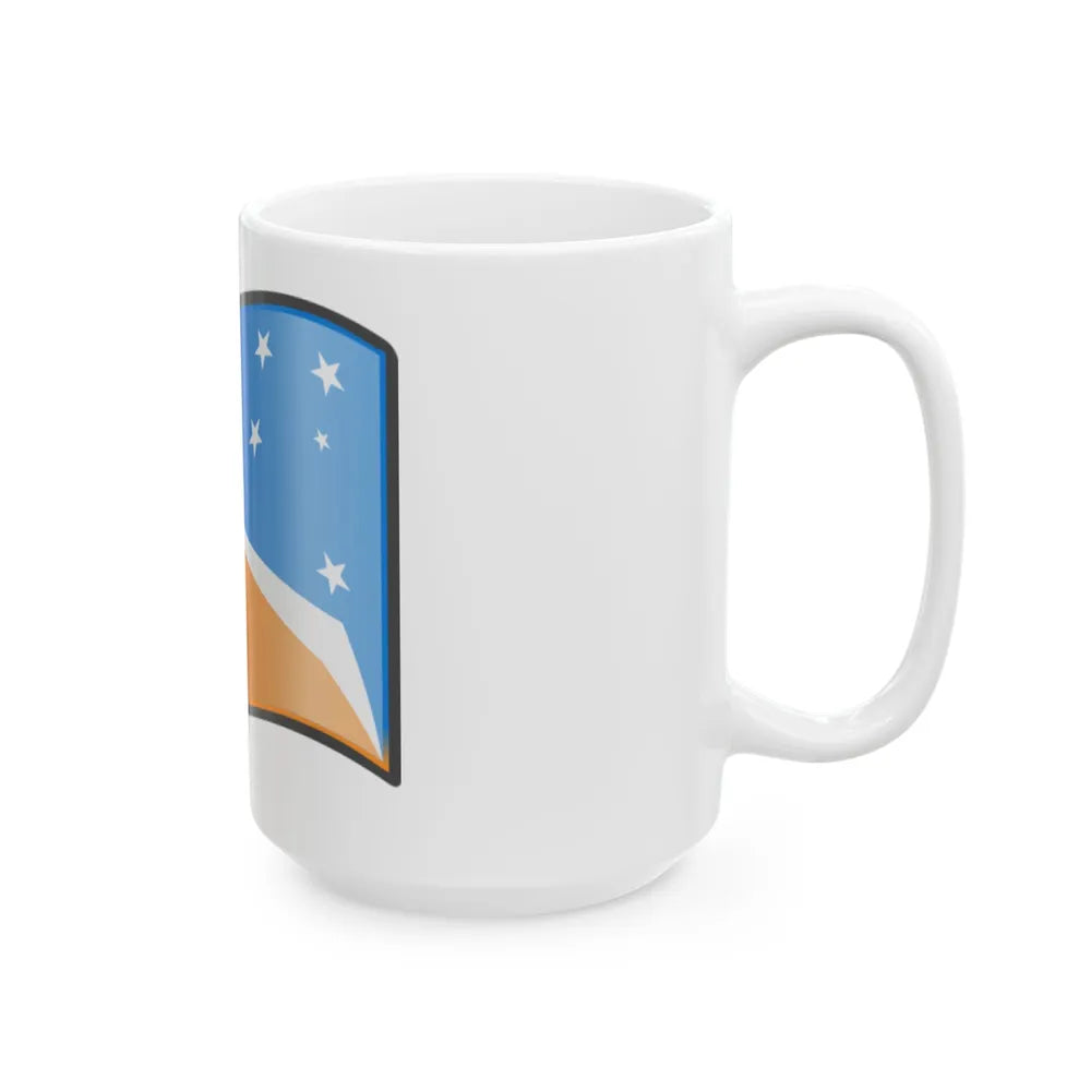 Nuvola Tierra del Fuego flag (Argentina) White Coffee Mug - Go Mug Yourself