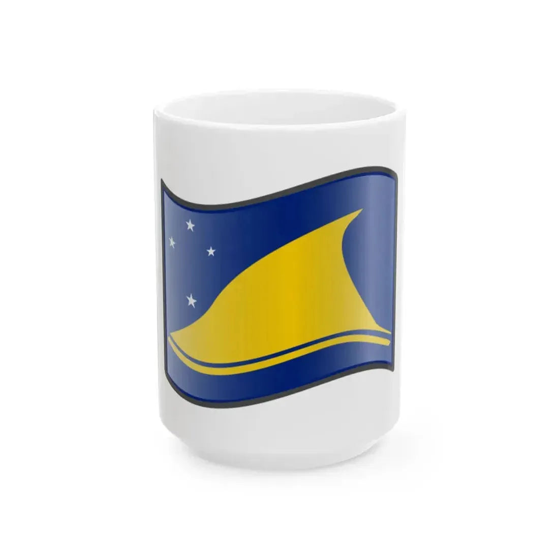 Nuvola Tokelau flag (New Zealand) White Coffee Mug 15oz - Go Mug Yourself