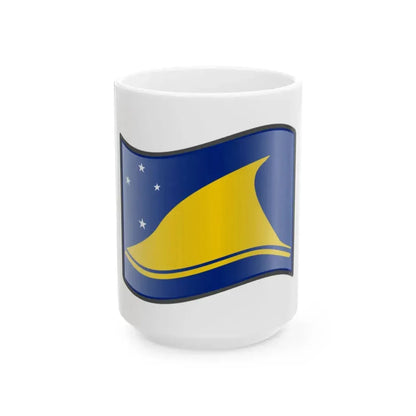 Nuvola Tokelau flag (New Zealand) White Coffee Mug 15oz - Go Mug Yourself