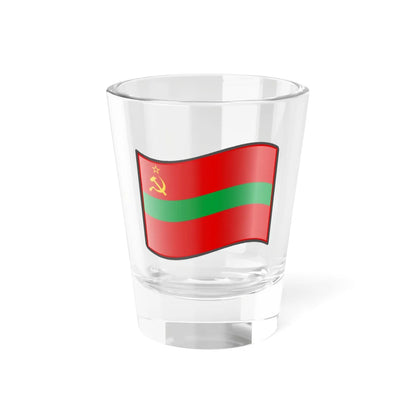 Nuvola Transnistrian flag Shot Glass 1.5oz 1.5oz - Go Mug Yourself