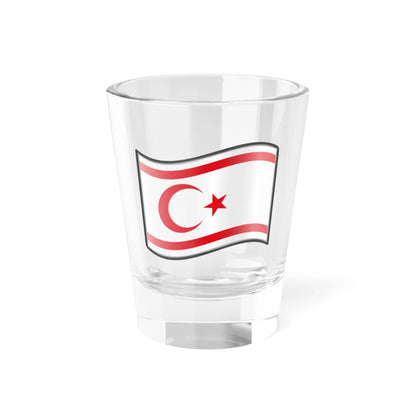 Nuvola Turkish Cypriot flag (Cyprus) Shot Glass 1.5oz 1.5oz - Go Mug Yourself